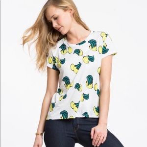 Marine Layer Lemon Print Tee